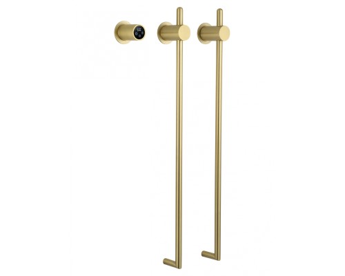 Полотенцесушитель электрический Wonzon&Woghand LEIPZIG, Браш золото WW-AL3621-BG