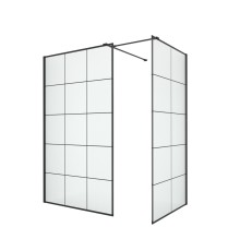 Душевое ограждение NEW TRENDY NEW MODUS BLACK 150x120x200 черный