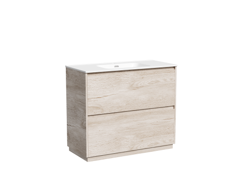 Тумба под раковину SANCOS Libra Floor напольная, 990х450х840, дуб галифакс LB100FEG