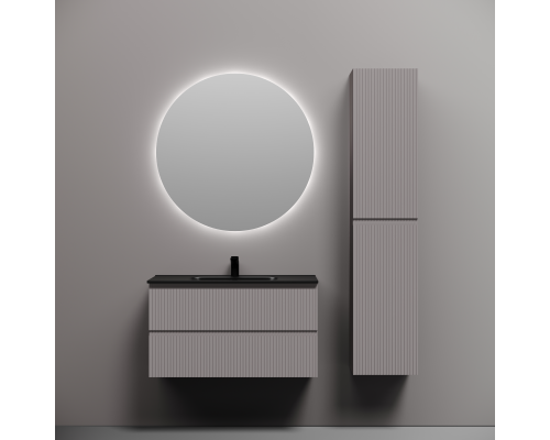 Тумба под раковину подвесная Sancos Snob R 89х44х50, с доводчиками, Doha Soft, SNR90SM