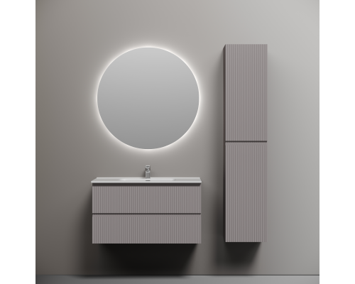 Тумба под раковину подвесная Sancos Snob R 89х44х50, с доводчиками, Doha Soft, SNR90SM