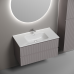 Тумба под раковину подвесная Sancos Snob R 89х44х50, с доводчиками, Doha Soft, SNR90SM