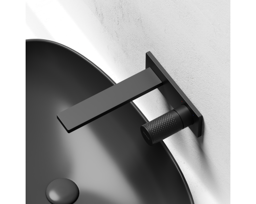 Смеситель для раковины SANCOS Nexus с внутренней частью, черный матовый, SC9013MB