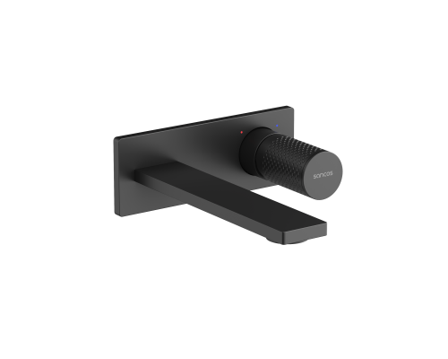 Смеситель для раковины SANCOS Nexus с внутренней частью, черный матовый, SC9013MB