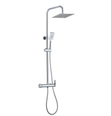 Душевая система AQG Alpha, cо смесителем и верхним душем хром