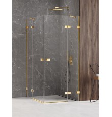 Душевое ограждение NEW TRENDY AVEXA GOLD SHINE 110x100x200 золото