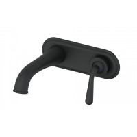 Смеситель для раковины встраиваемый Wonzon&Woghand, Черный матовый