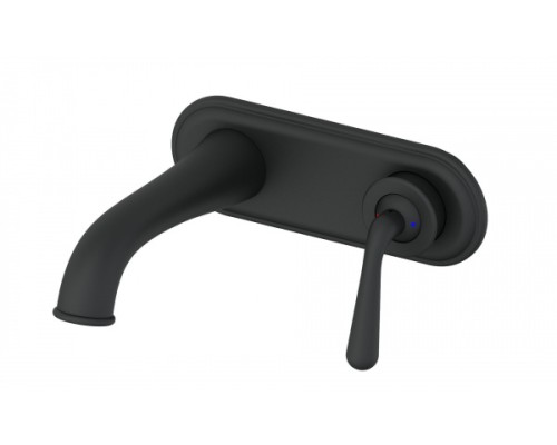 Смеситель для раковины встраиваемый Wonzon&Woghand, Черный матовый