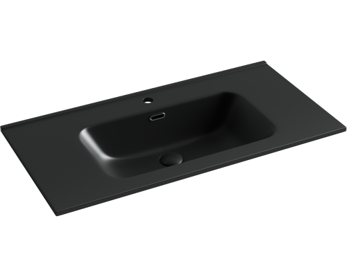 Умывальник накладной Ceramicanova Element 910x465x180 черный матовый