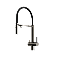 Смеситель для кухни SANCOS Imola SC4010GG с подключением фильтра для воды, вороненая сталь