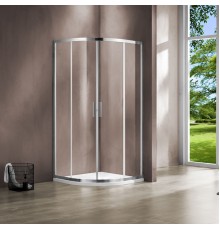 Душевой уголок Vincea Garda 800x800 хром стекло прозрачное