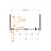 Дверь в проём Cezares ECO-O-BS-12-80-C-Cr