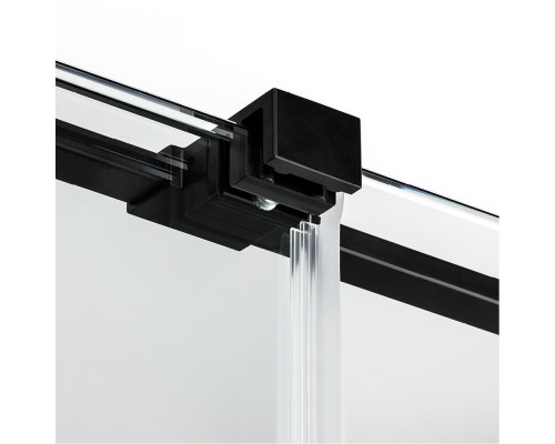 Шторка для ванны NEW TRENDY SMART BLACK 150x150 черный