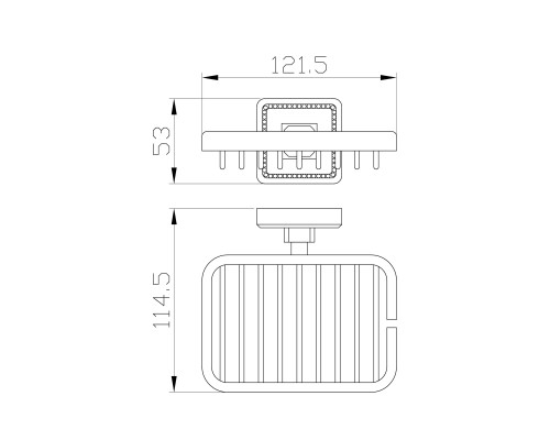 Мыльница с держателем Wonzon&Woghand, Бронза