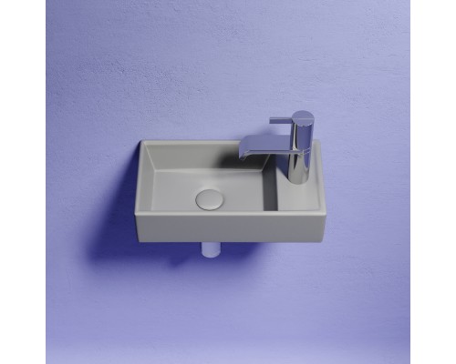 Рукомойник подвесной Ceramicanova антрацит матовый Element 407x217x100