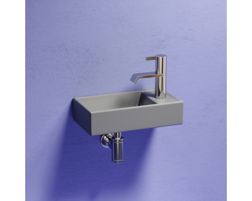 Рукомойник подвесной Ceramicanova антрацит матовый Element 407x217x100