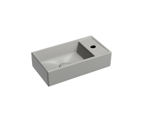 Рукомойник подвесной Ceramicanova антрацит матовый Element 407x217x100