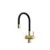 Смеситель для кухни SANCOS Lucia SC4004BG с подключением фильтра для воды, браш золото