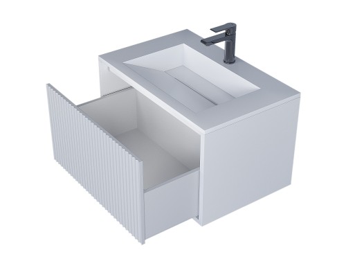 Тумба под раковину 70 см, Uperwood Next Premium, белая, 1 ящик