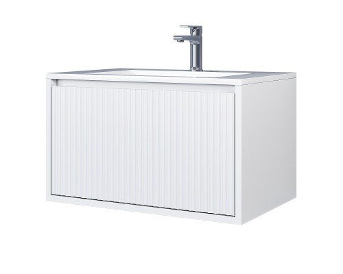 Тумба под раковину 70 см, Uperwood Next Premium, белая, 1 ящик