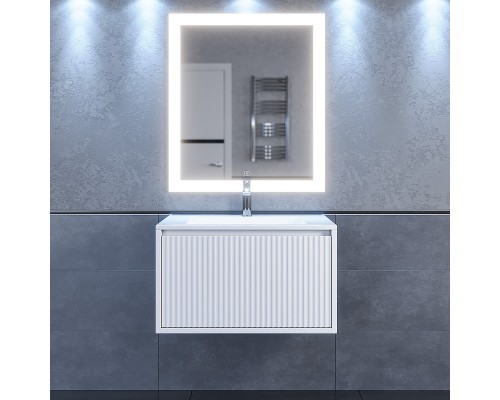 Тумба под раковину 70 см, Uperwood Next Premium, белая, 1 ящик