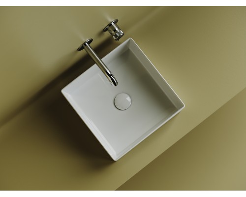 Раковина накладная Ceramicanova 361x361x130, белый