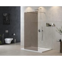 Душевая перегородка Cezares Liberta 100 LIBERTA-L-2-100-120-BR-Cr Хром