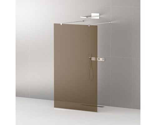 Душевая перегородка Cezares Liberta 100 LIBERTA-L-2-100-120-BR-Cr Хром