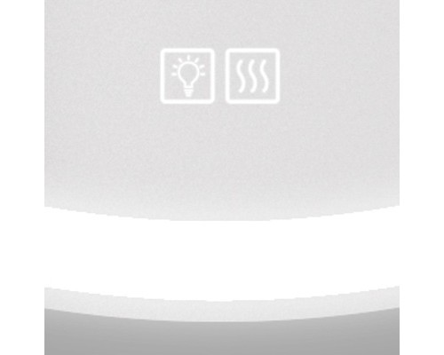 Зеркало BelBagno SPC-RNG-800-LED-TCH-WARM с подсветкой с подогревом с сенсорным выключателем