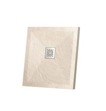 Поддон для душа из искусственного камня Vincea 900x900x25 бежевый