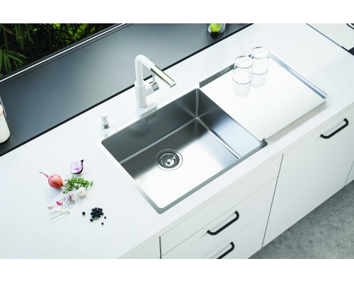 Кухонная мойка Alveus Kombino 50 1114489 нержавеющая сталь в комплекте с сифоном