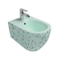 Биде ISVEA Infinity подвесной 365x530x400, мятно-зеленый матовый 10NF41001SV-2T-TRZ