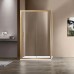 Душевой уголок Vincea Garda VSR-1G9013CLG, 130x90, браш золото, стекло прозрачное