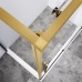 Душевой уголок Vincea Slim-N VSR-4SN8011CLG, 110x80, браш золото, стекло прозрачное