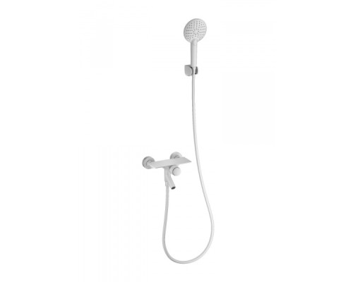 Смеситель для ванны с душем Wonzon&Woghand, Белый матовый