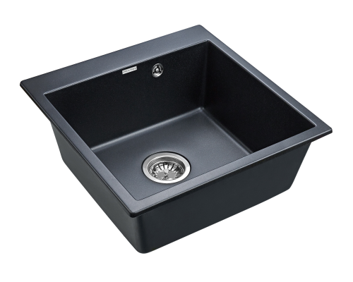 Мойка для кухни кварцевая Paulmark Praktisch PM105152-BLM