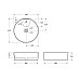 Раковина накладная BelBagno BB1306