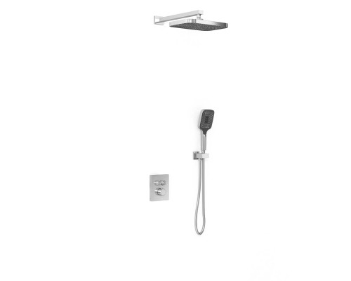 Душевой комплект Vincea VSFW-321MT1CH встраиваемый, термостатический, двухрежимный, хром