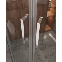 Душевой уголок Cezares Molveno RH-22 110х100 MOLVENO-RH-22-110/100-C-Cr-IV профиль Хром стекло прозрачное