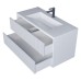 Тумба под раковину 100 см, Uperwood Next Premium, белая, 2 ящика