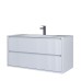 Тумба под раковину 100 см, Uperwood Next Premium, белая, 2 ящика