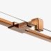 Душевое ограждение NEW TRENDY AVEXA COPPER BRUSHED L 80x70x200 EXK-3605 медь