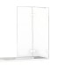 Шторка для ванны NEW TRENDY AVEXA WHITE 100x150 R белый