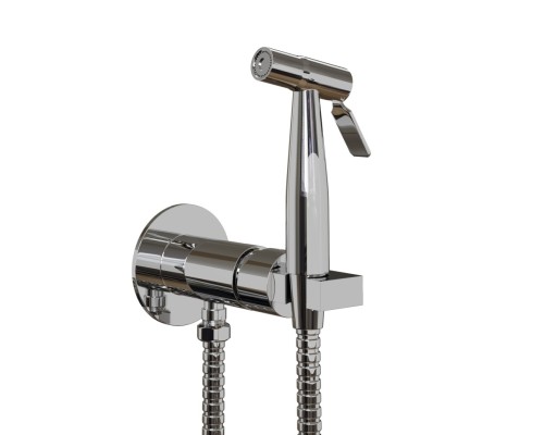 Гигиенический душ PAINI Castello Round встраиваемый хром