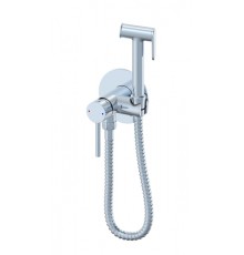 Смеситель с гигиеническим душем встраиваемый Wonzon&Woghand, Хром