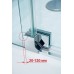 Душевой уголок Cezares Slider 100x80 Хром