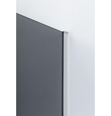 Душевая перегородка Cezares Liberta 90 LIBERTA-L-1-90-GR-Cr профиль Хром стекло серое