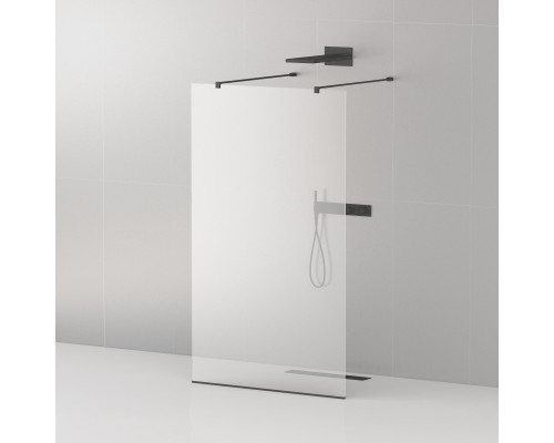 Душевая перегородка Cezares Liberta 100 LIBERTA-L-2-100-120-C-NERO Черный матовый