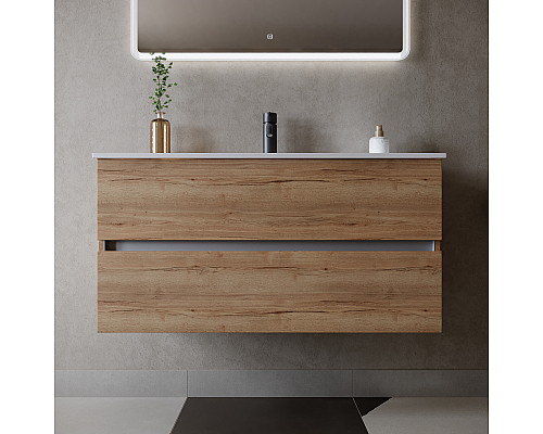 Тумба под раковину SANCOS Urban 990х450х550, c двумя ящиками, дуб галифакс натуральный Тумба под раковину SANCOS Urban 990х450х550, c двумя ящиками, дуб галифакс натуральный