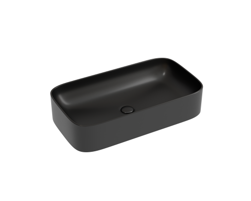 Раковина-чаша накладная Ceramicanova черный матовый Element 705x380x122